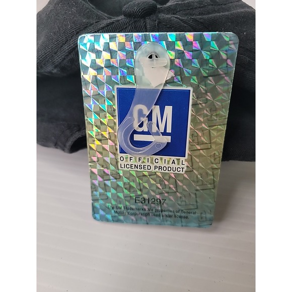 GM Official Pontiac Firebird Graphic Logo Black Hat Baseball Cap New w/ Tags VTG - Picture 8 of 8